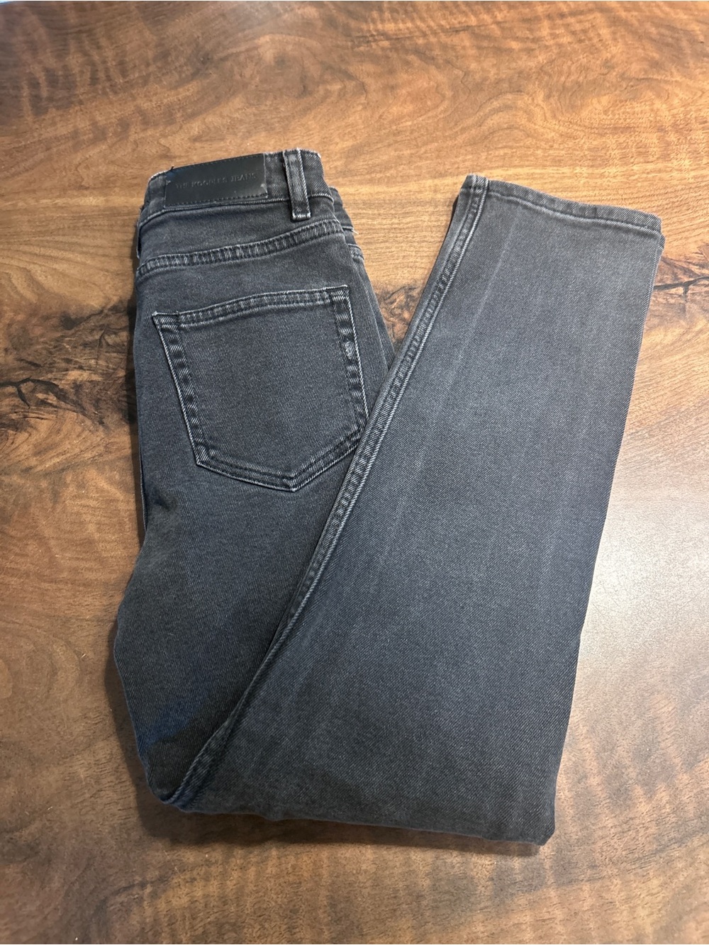 The Kooples Slim Straight Black Wash Jean